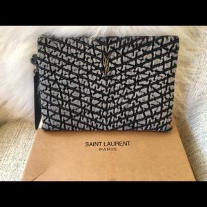 Clutch denim super chic purse